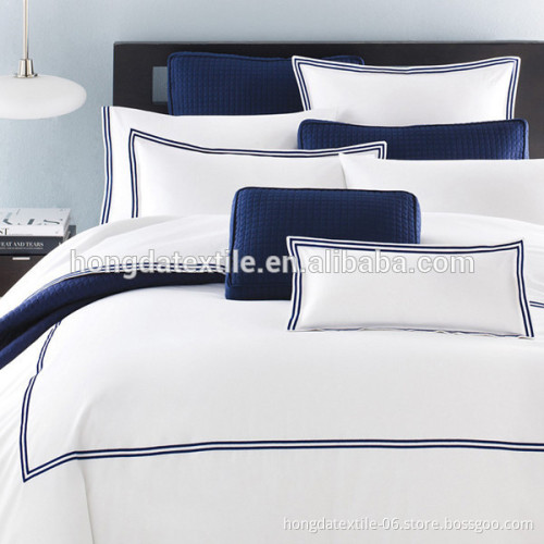 hotel gyptian cotton Embroidery design Made quilt cover ,bed sheet